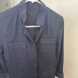 Elie Tahari jacket / linen and cotton